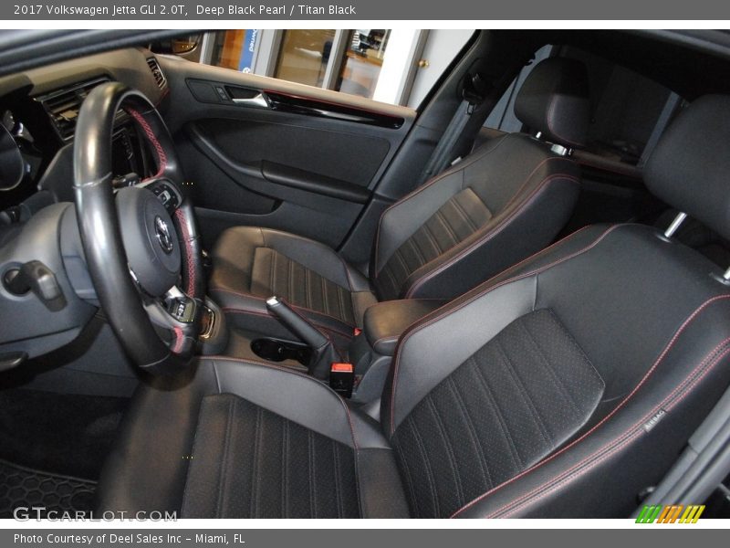 Deep Black Pearl / Titan Black 2017 Volkswagen Jetta GLI 2.0T