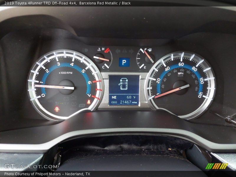 Barcelona Red Metallic / Black 2019 Toyota 4Runner TRD Off-Road 4x4