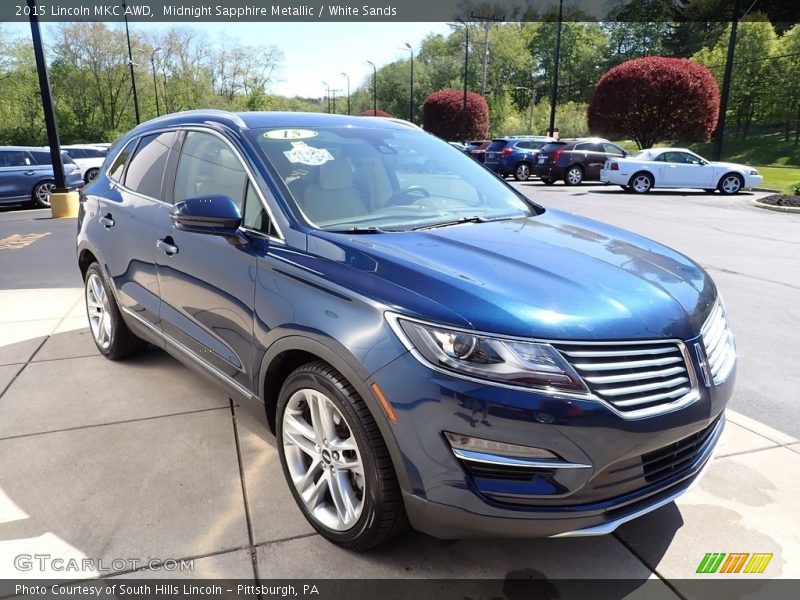 Midnight Sapphire Metallic / White Sands 2015 Lincoln MKC AWD