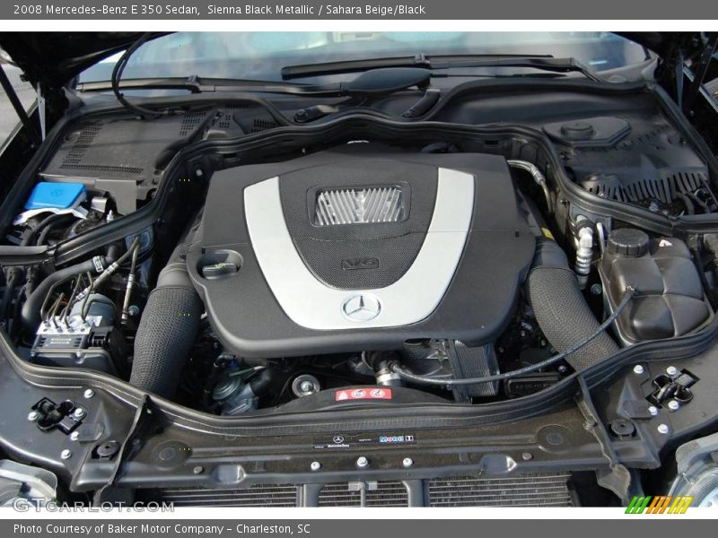 Sienna Black Metallic / Sahara Beige/Black 2008 Mercedes-Benz E 350 Sedan