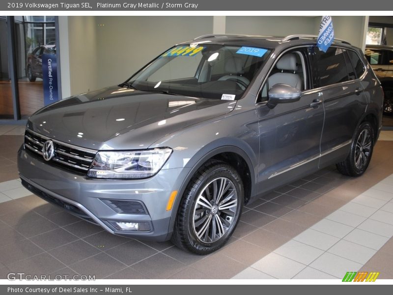 Platinum Gray Metallic / Storm Gray 2019 Volkswagen Tiguan SEL
