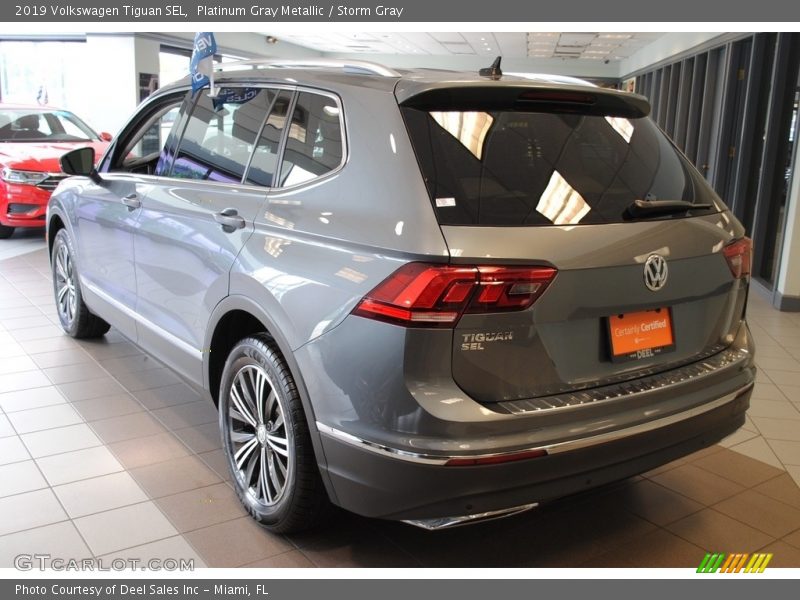 Platinum Gray Metallic / Storm Gray 2019 Volkswagen Tiguan SEL