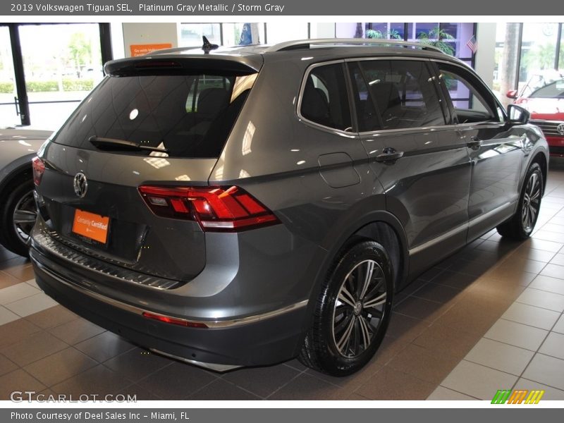 Platinum Gray Metallic / Storm Gray 2019 Volkswagen Tiguan SEL