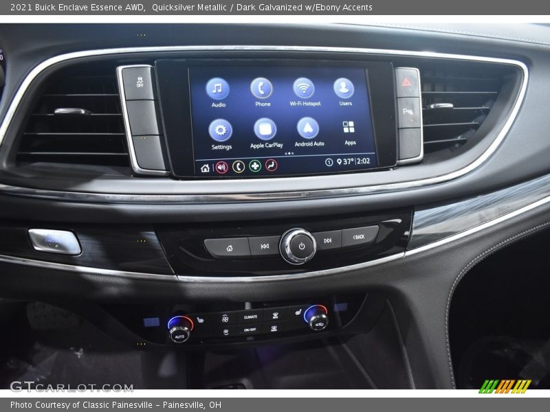 Quicksilver Metallic / Dark Galvanized w/Ebony Accents 2021 Buick Enclave Essence AWD