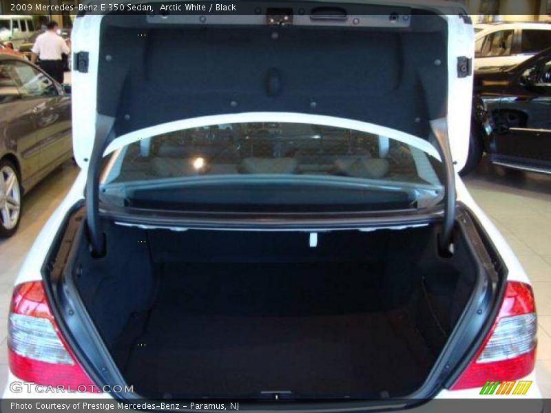 Arctic White / Black 2009 Mercedes-Benz E 350 Sedan