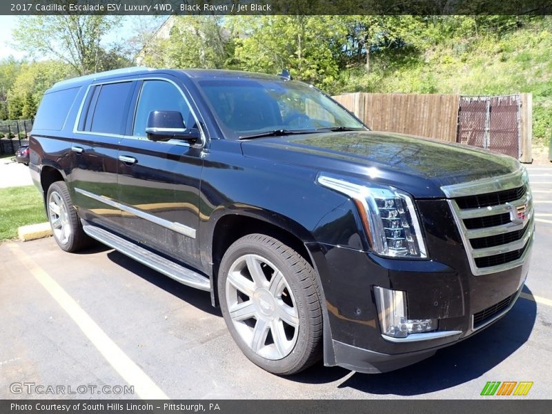 Black Raven / Jet Black 2017 Cadillac Escalade ESV Luxury 4WD