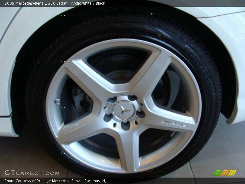Arctic White / Black 2009 Mercedes-Benz E 350 Sedan