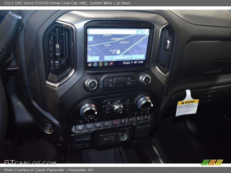 Summit White / Jet Black 2021 GMC Sierra 2500HD Denali Crew Cab 4WD