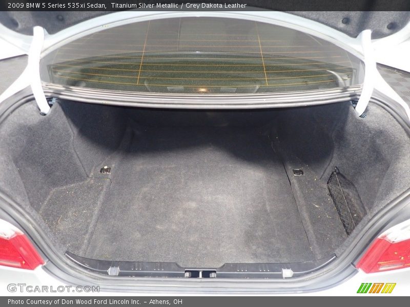 Titanium Silver Metallic / Grey Dakota Leather 2009 BMW 5 Series 535xi Sedan