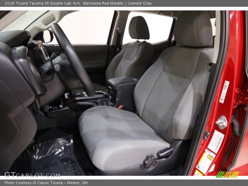 Barcelona Red Metallic / Cement Gray 2018 Toyota Tacoma SR Double Cab 4x4
