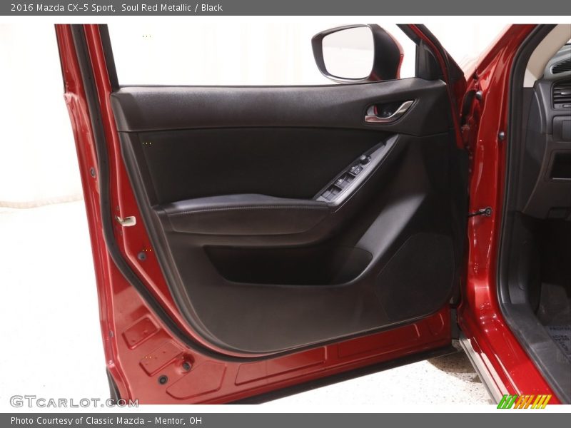 Soul Red Metallic / Black 2016 Mazda CX-5 Sport