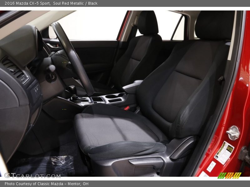 Soul Red Metallic / Black 2016 Mazda CX-5 Sport