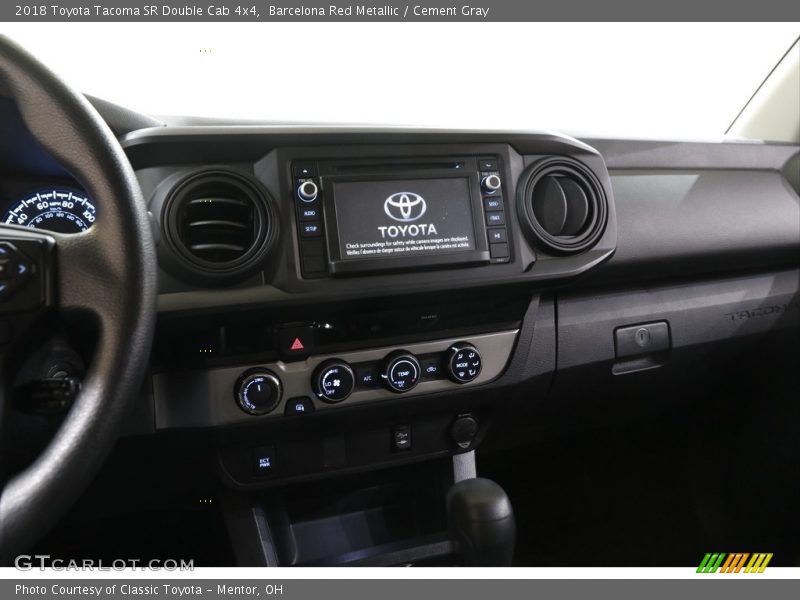 Barcelona Red Metallic / Cement Gray 2018 Toyota Tacoma SR Double Cab 4x4