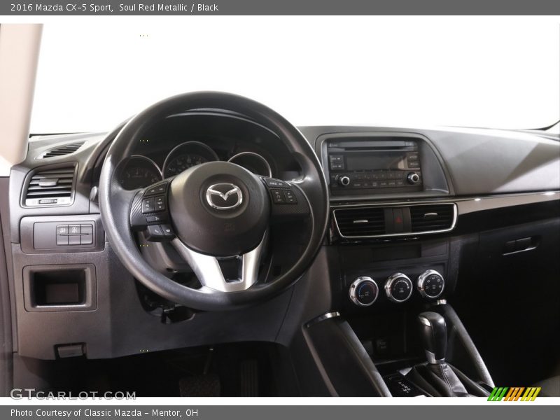 Soul Red Metallic / Black 2016 Mazda CX-5 Sport