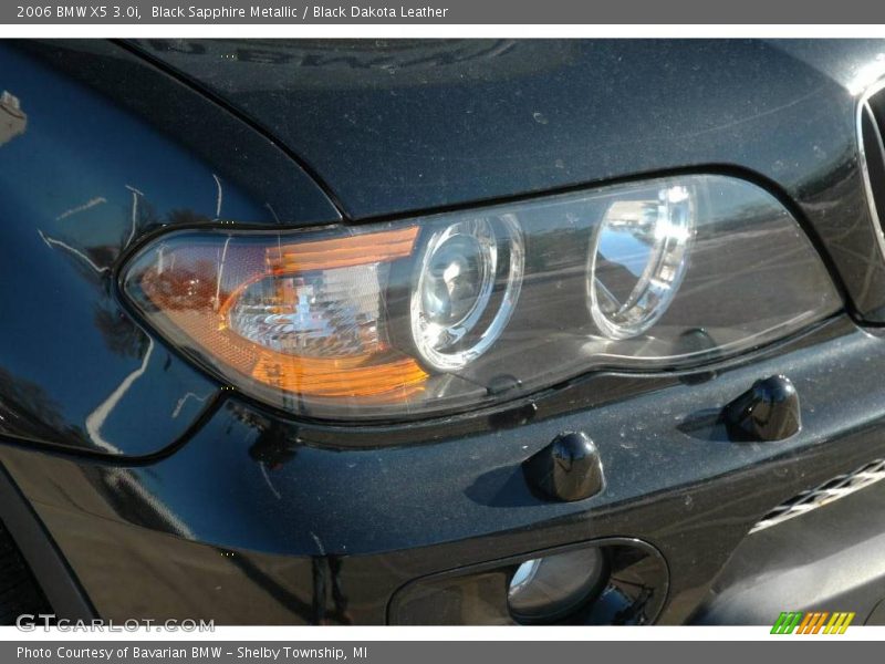 Black Sapphire Metallic / Black Dakota Leather 2006 BMW X5 3.0i