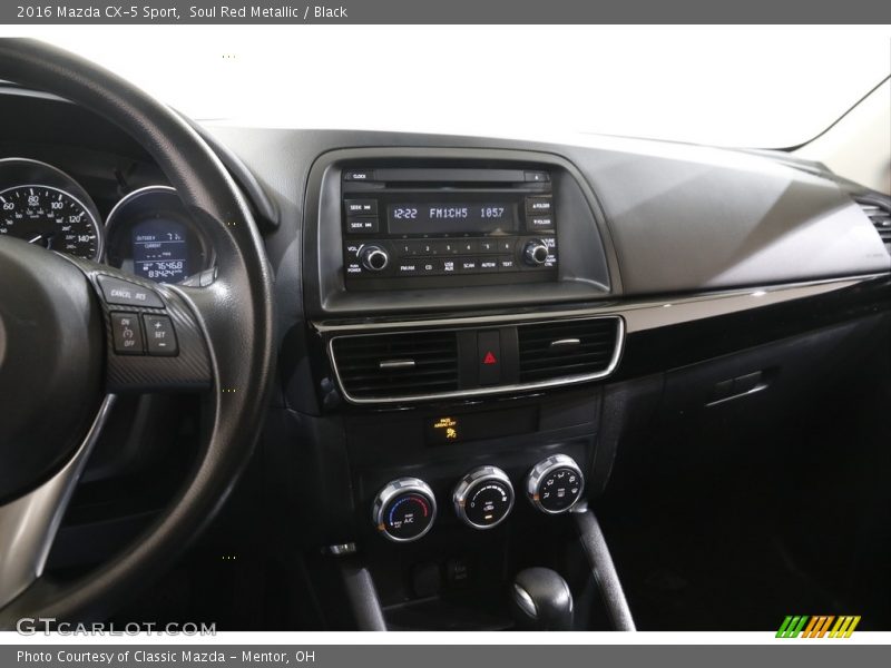 Soul Red Metallic / Black 2016 Mazda CX-5 Sport