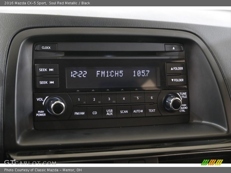 Soul Red Metallic / Black 2016 Mazda CX-5 Sport