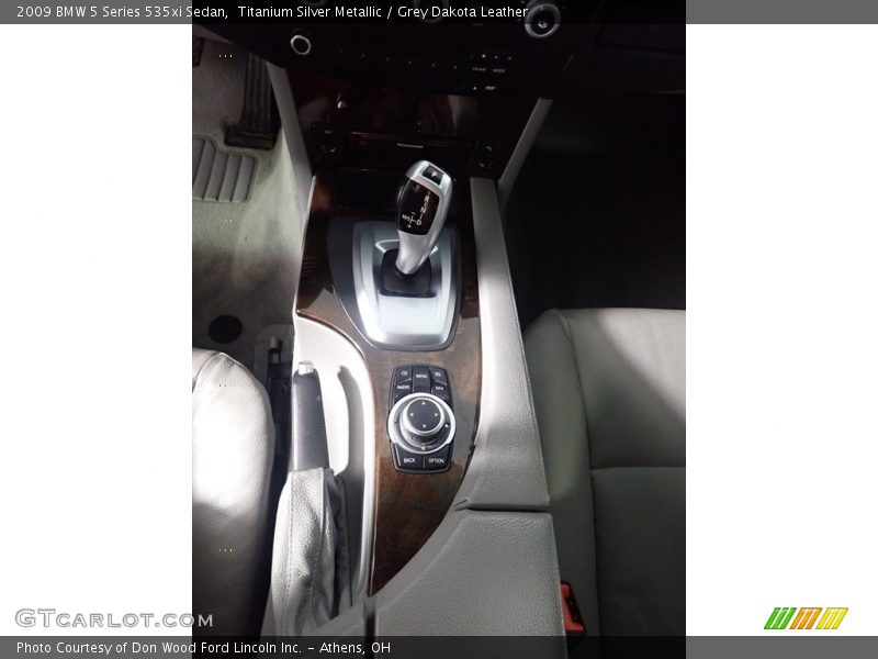 Titanium Silver Metallic / Grey Dakota Leather 2009 BMW 5 Series 535xi Sedan