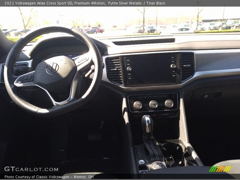 Pyrite Silver Metallic / Titan Black 2021 Volkswagen Atlas Cross Sport SEL Premium 4Motion