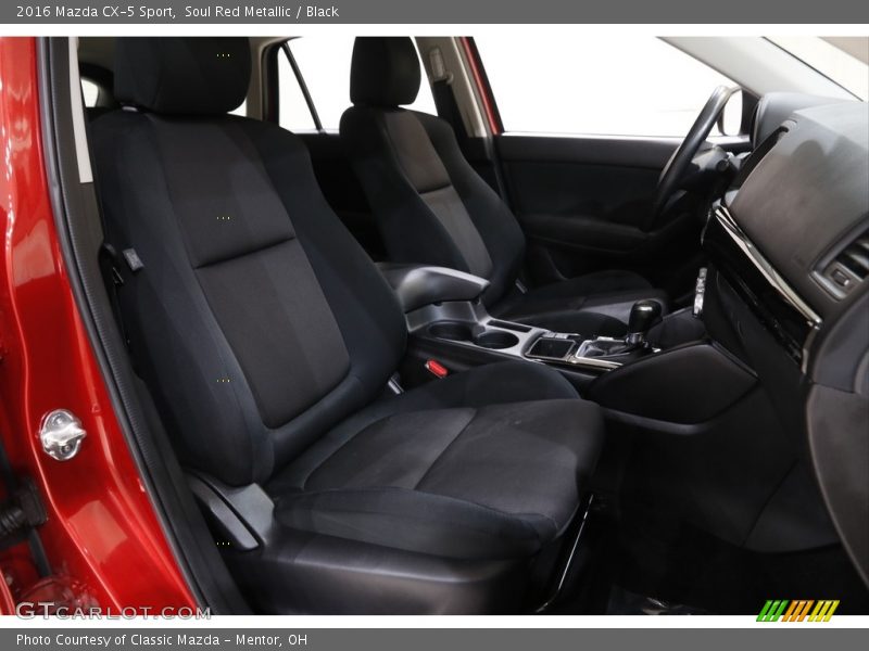 Soul Red Metallic / Black 2016 Mazda CX-5 Sport
