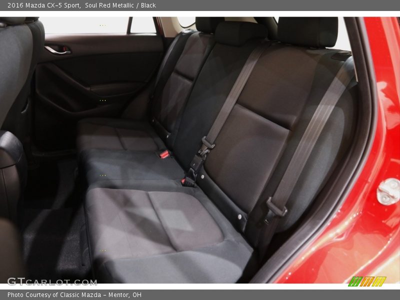 Soul Red Metallic / Black 2016 Mazda CX-5 Sport