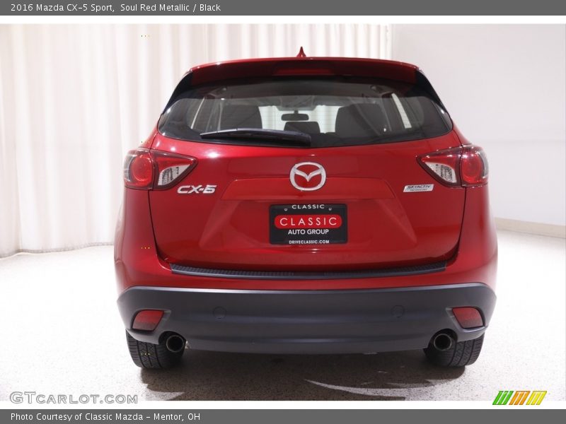 Soul Red Metallic / Black 2016 Mazda CX-5 Sport