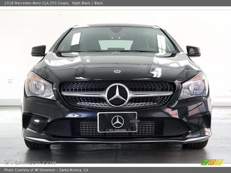Night Black / Black 2018 Mercedes-Benz CLA 250 Coupe