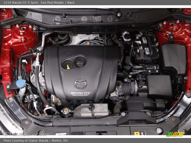 Soul Red Metallic / Black 2016 Mazda CX-5 Sport