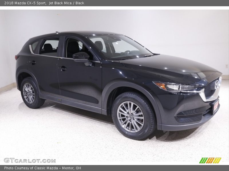 Jet Black Mica / Black 2018 Mazda CX-5 Sport