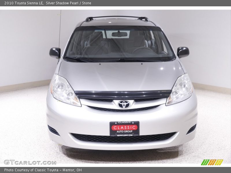 Silver Shadow Pearl / Stone 2010 Toyota Sienna LE