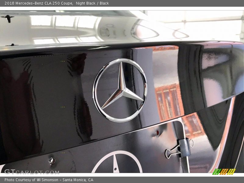 Night Black / Black 2018 Mercedes-Benz CLA 250 Coupe