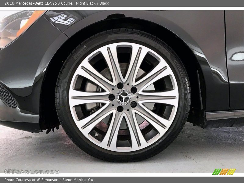 Night Black / Black 2018 Mercedes-Benz CLA 250 Coupe