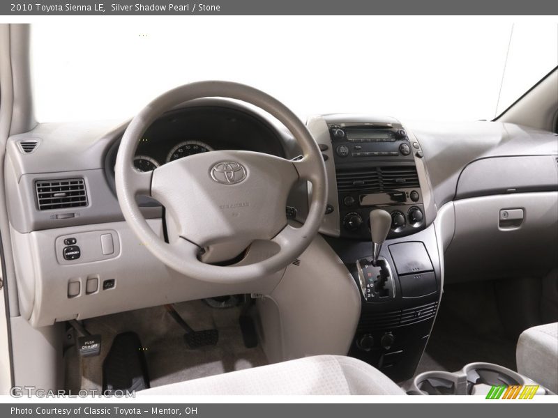 Silver Shadow Pearl / Stone 2010 Toyota Sienna LE