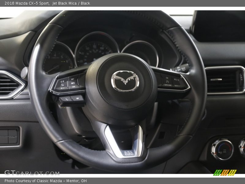 Jet Black Mica / Black 2018 Mazda CX-5 Sport