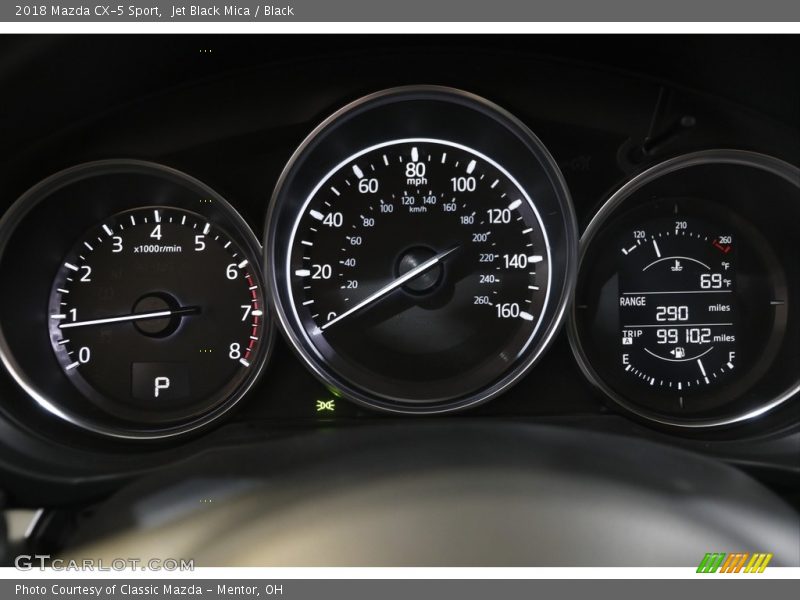 Jet Black Mica / Black 2018 Mazda CX-5 Sport