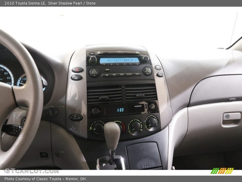 Silver Shadow Pearl / Stone 2010 Toyota Sienna LE