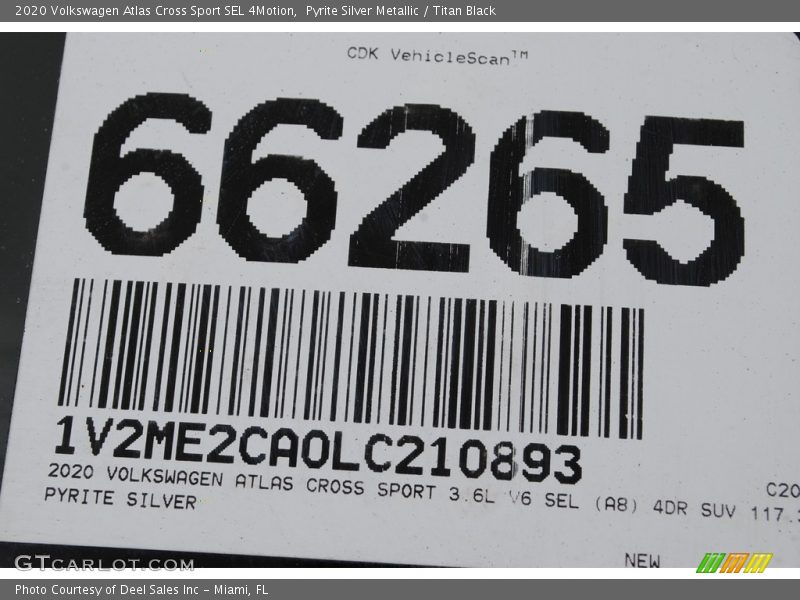Pyrite Silver Metallic / Titan Black 2020 Volkswagen Atlas Cross Sport SEL 4Motion