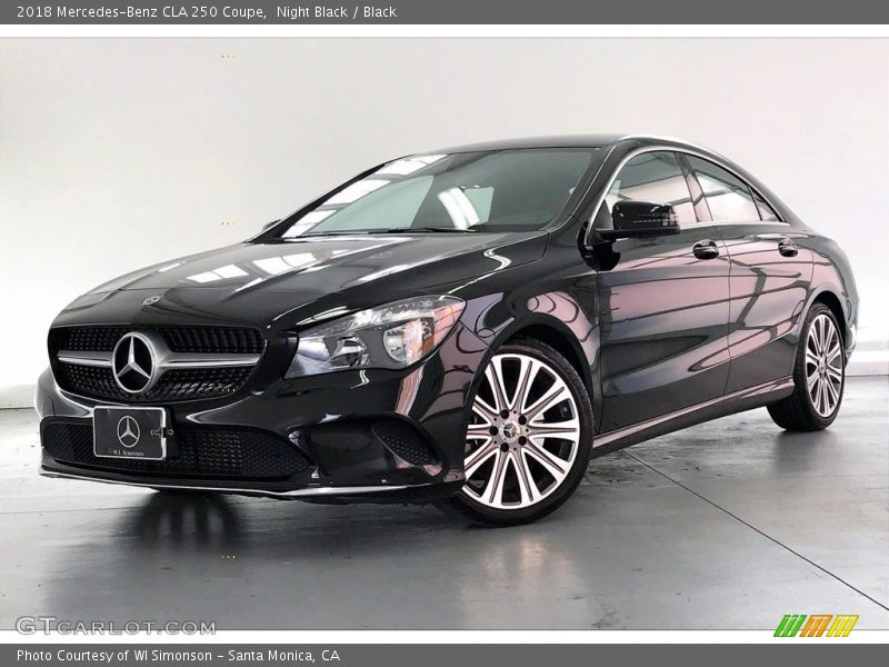 Night Black / Black 2018 Mercedes-Benz CLA 250 Coupe