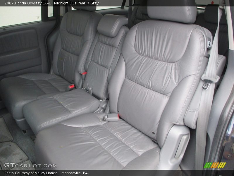 Midnight Blue Pearl / Gray 2007 Honda Odyssey EX-L