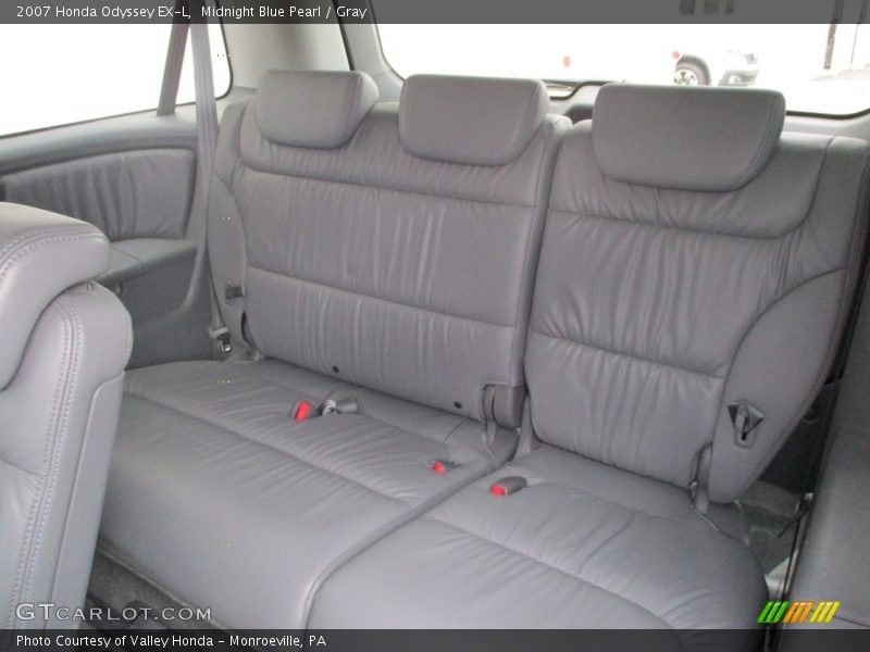 Midnight Blue Pearl / Gray 2007 Honda Odyssey EX-L