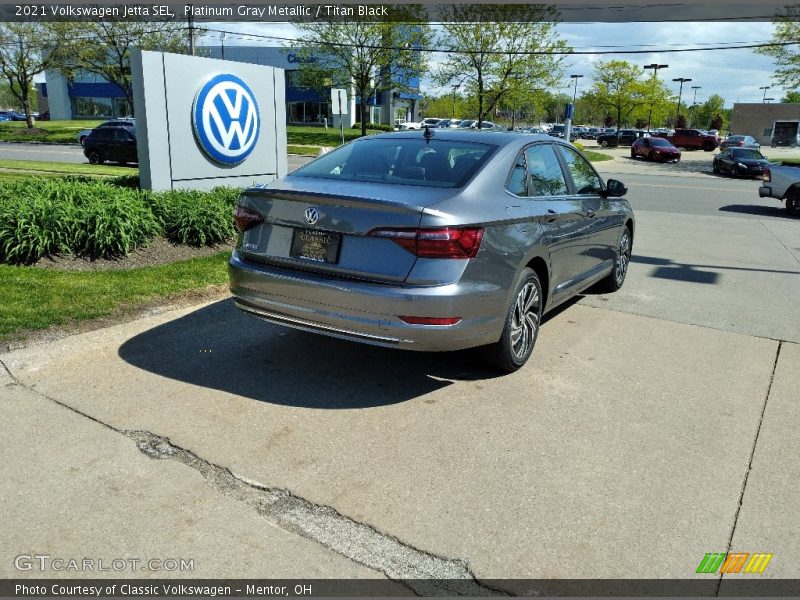 Platinum Gray Metallic / Titan Black 2021 Volkswagen Jetta SEL