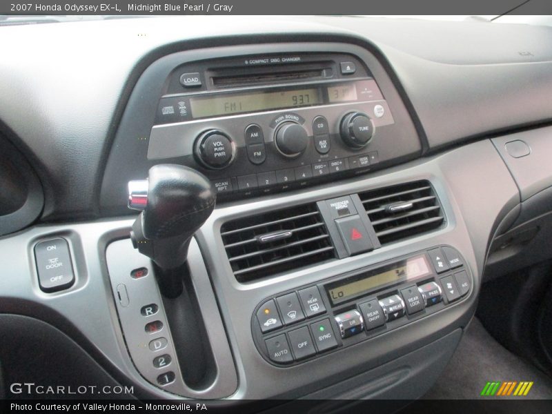 Midnight Blue Pearl / Gray 2007 Honda Odyssey EX-L