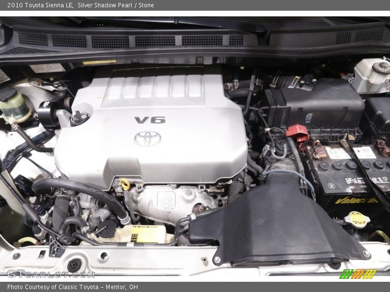 Silver Shadow Pearl / Stone 2010 Toyota Sienna LE