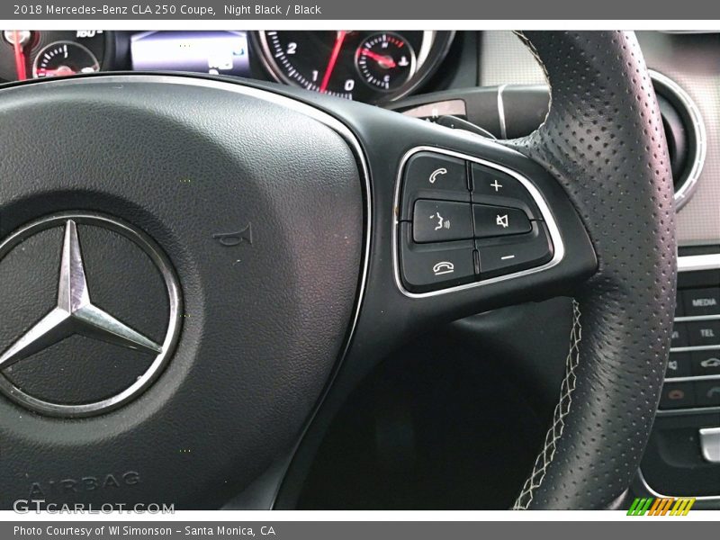 Night Black / Black 2018 Mercedes-Benz CLA 250 Coupe
