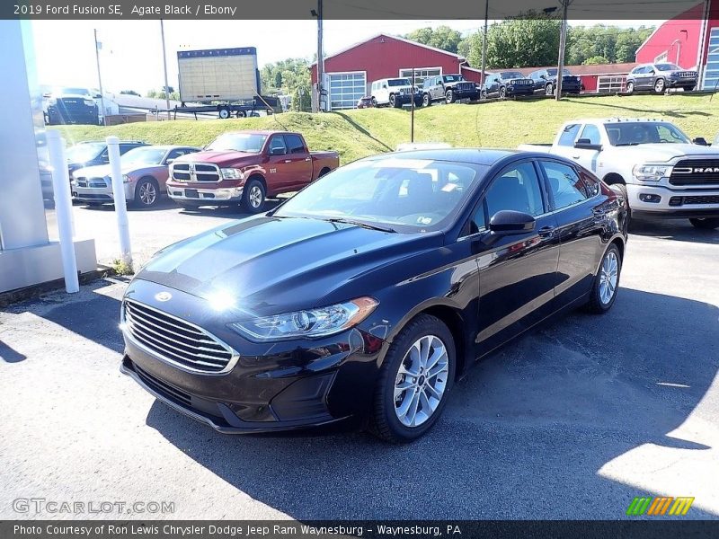 Agate Black / Ebony 2019 Ford Fusion SE