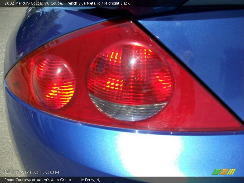 French Blue Metallic / Midnight Black 2002 Mercury Cougar V6 Coupe