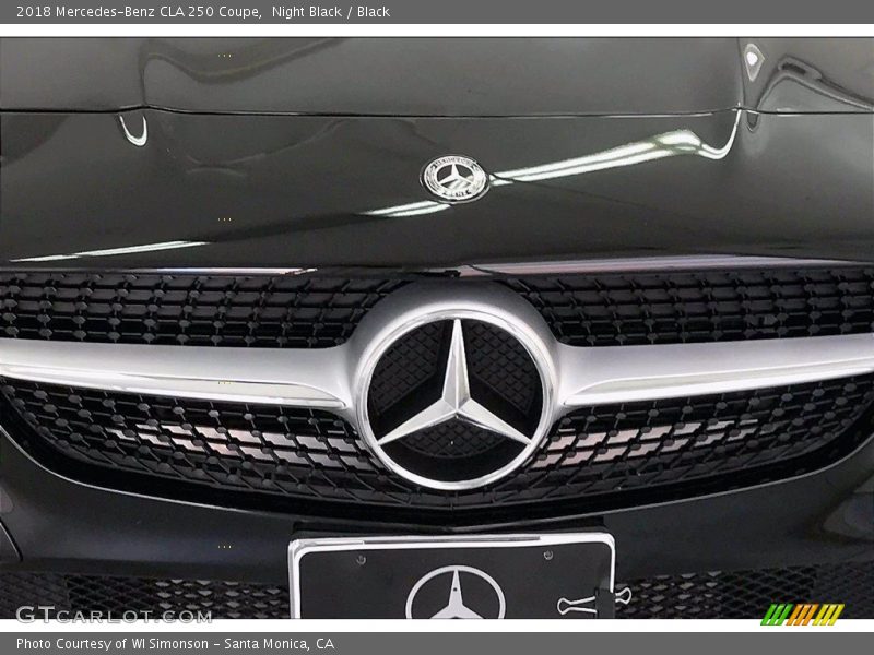 Night Black / Black 2018 Mercedes-Benz CLA 250 Coupe