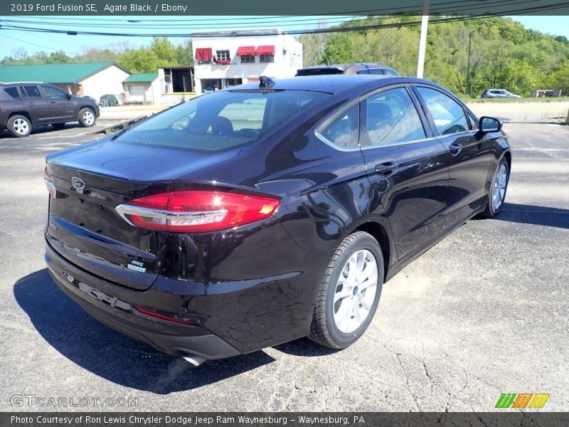 Agate Black / Ebony 2019 Ford Fusion SE