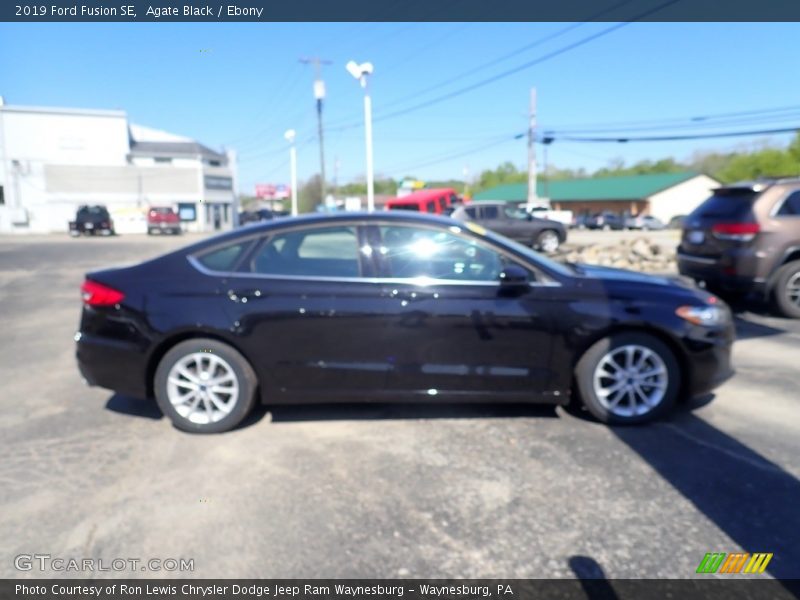 Agate Black / Ebony 2019 Ford Fusion SE