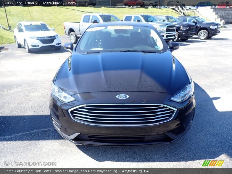 Agate Black / Ebony 2019 Ford Fusion SE